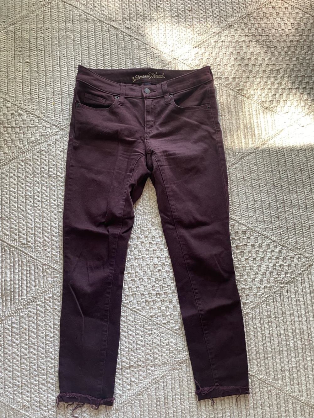 Universal Thread Skinny Jeans in Plum